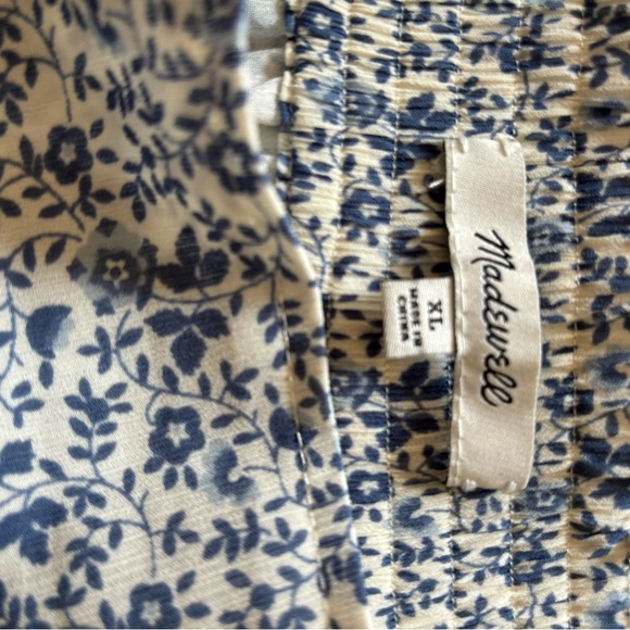 Madewell XL Tiered Peasant Midi Lined Skirt - Picture 2 of 8